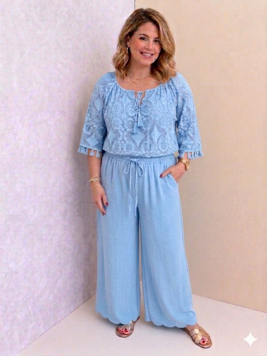 Pantalon Fluide Multicolore