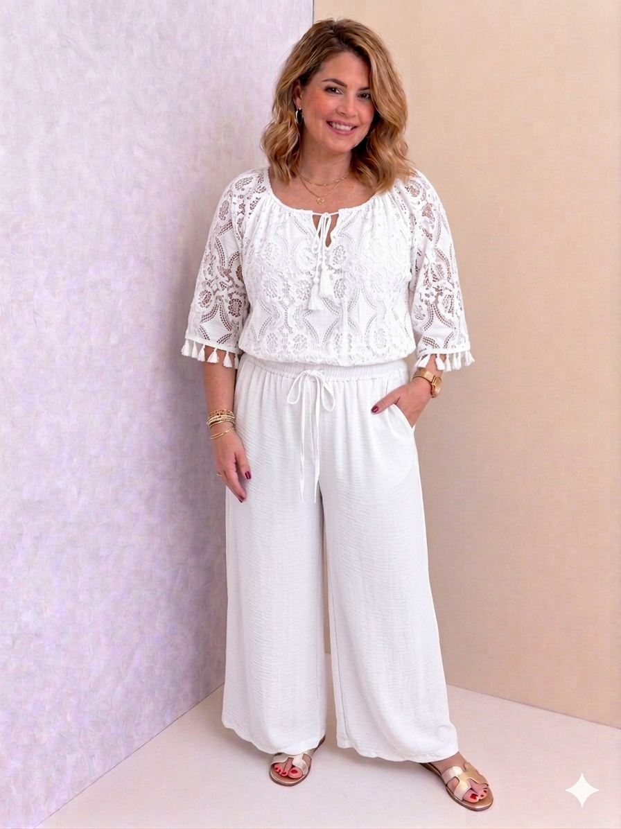 Pantalon Fluide Multicolore