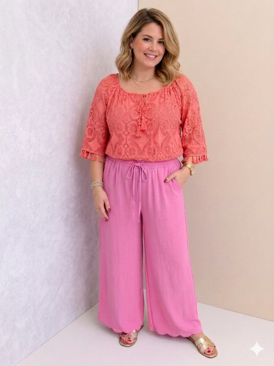 Pantalon Fluide Multicolore