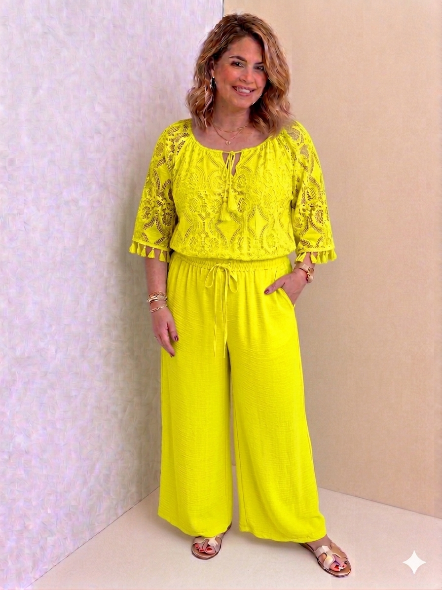 Pantalon Fluide Multicolore