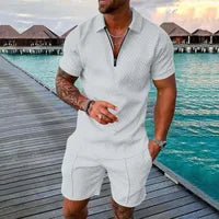 Hommes Couleur Unie Ensembles De Shorts Vêtements Pour Hommes