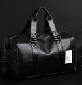 Hommes De Base Couleur Unie Faux Cuir Voyage Sacs