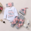 Ensemble Automne Hiver Pour Filles Avec Manches Longues Imprimé Lettre Et Pantalons Longs Style Européen En Coton