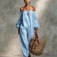 Combinaison Femme À Motif Uni Pour Tenue Décontractée