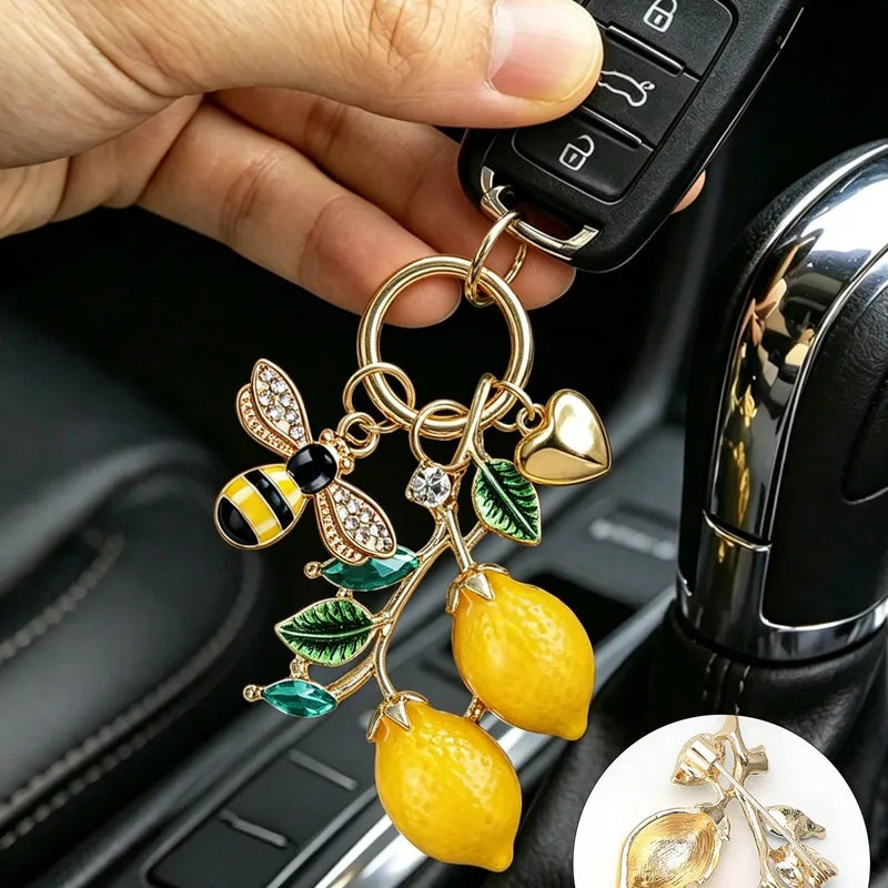 Bijoux De Sac En Alliage Au Style Tropical, Accessoires Élégants Pour Sacs Décoratifs