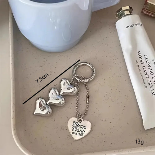 1 Pièce Alliage Plastique Lettre Forme De Cœur Bijoux De Sac