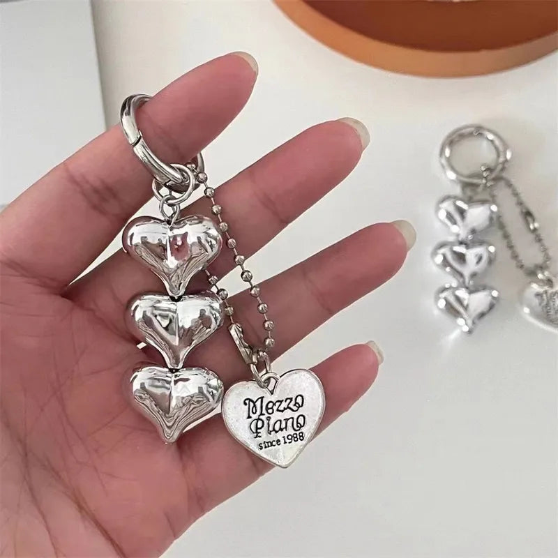 1 Pièce Alliage Plastique Lettre Forme De Cœur Bijoux De Sac