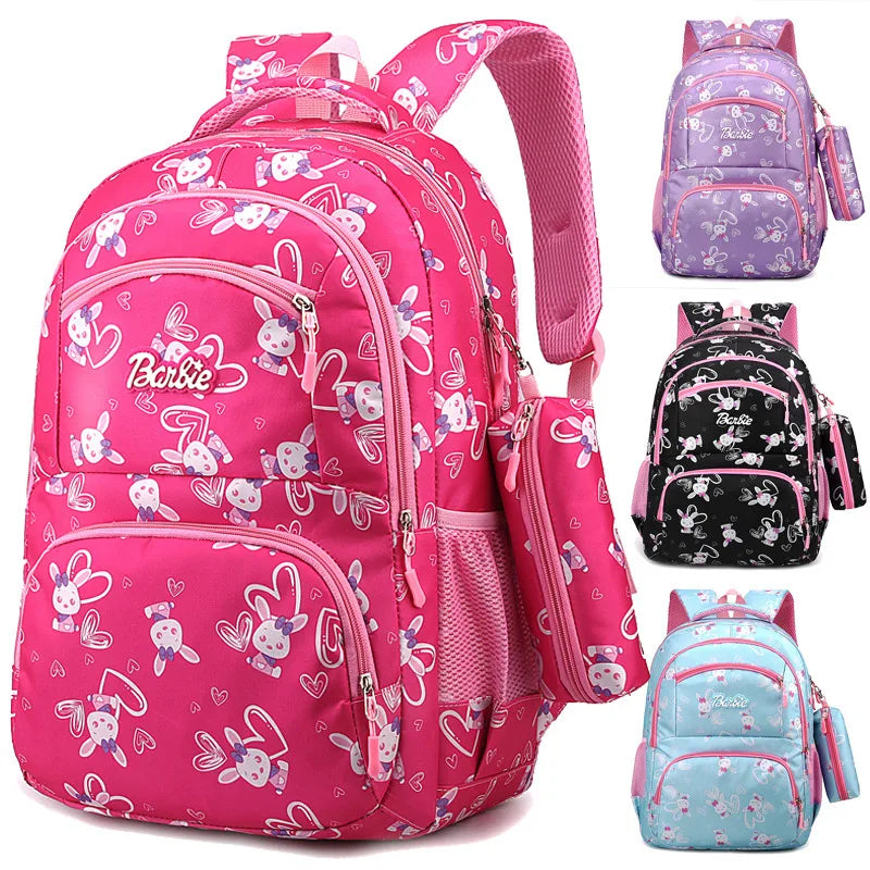 Nouveau Primaire Cartable Enfants Fille Grade 1-6 Doux Mignon Léger Sac À Dos Décontracté