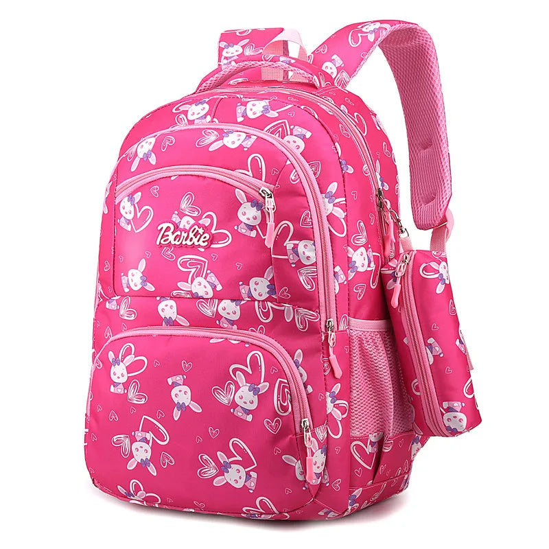 Nouveau Primaire Cartable Enfants Fille Grade 1-6 Doux Mignon Léger Sac À Dos Décontracté