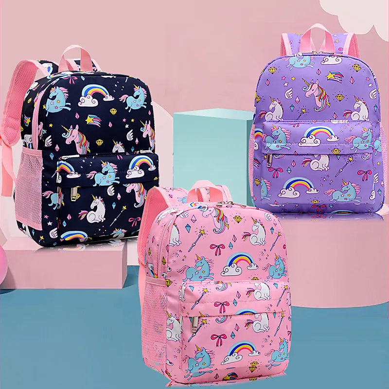 Sac À Dos Mignon Licorne | Taille Moyenne | Nylon Imprimé
