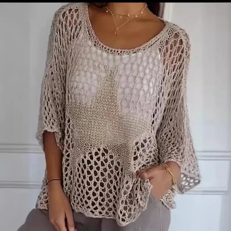 Femmes Vêtement De Rue Star Manches 3/4 Blouses