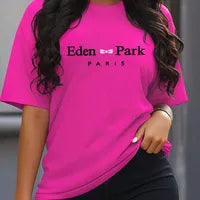 Manche Courte Impression T-shirts – Eden&Park