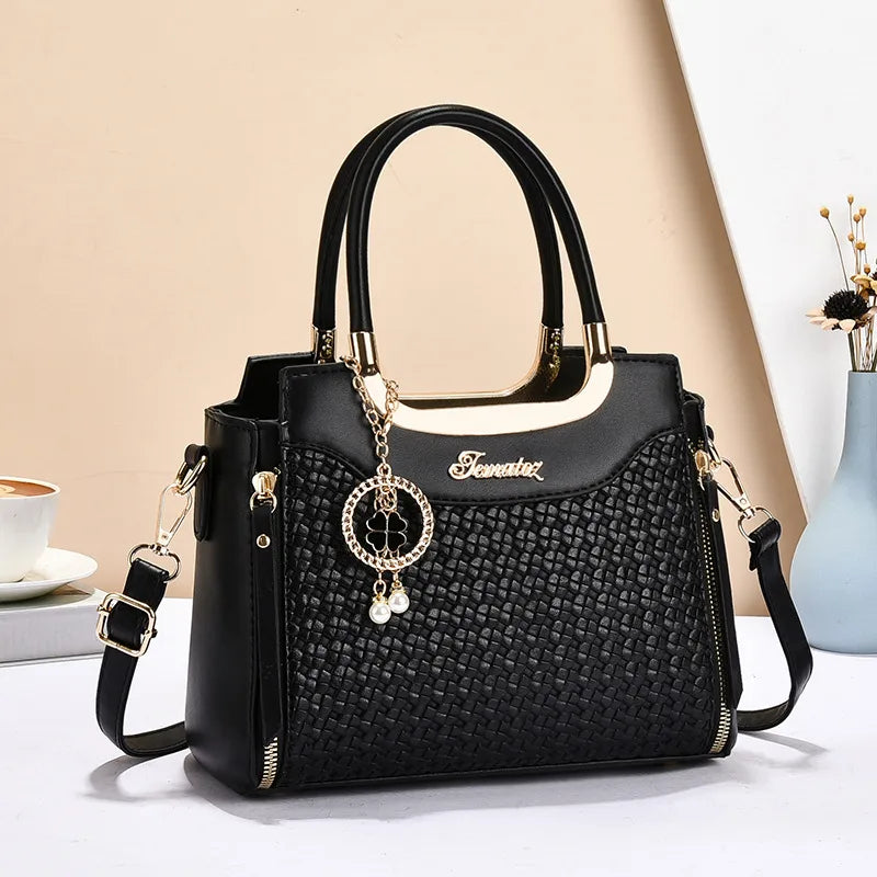 Sac à Main Carré en Simili Cuir – Bandoulière Élégante pour Femme