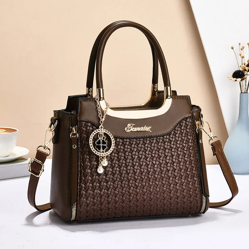 Sac à Main Carré en Simili Cuir – Bandoulière Élégante pour Femme