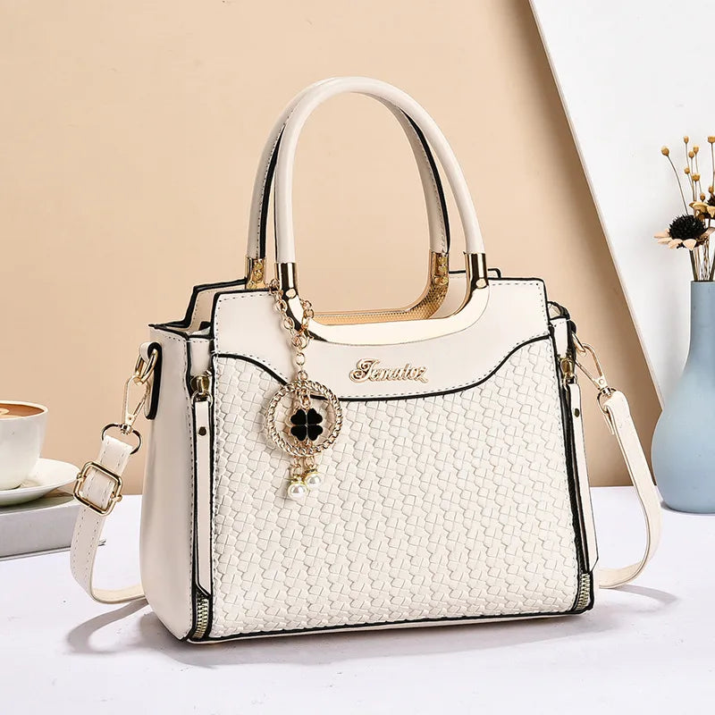 Sac à Main Carré en Simili Cuir – Bandoulière Élégante pour Femme