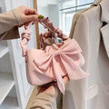 Sac à Main Femme Petit | Faux Cuir Nœud Papillon Élégant – Fermeture Éclair
