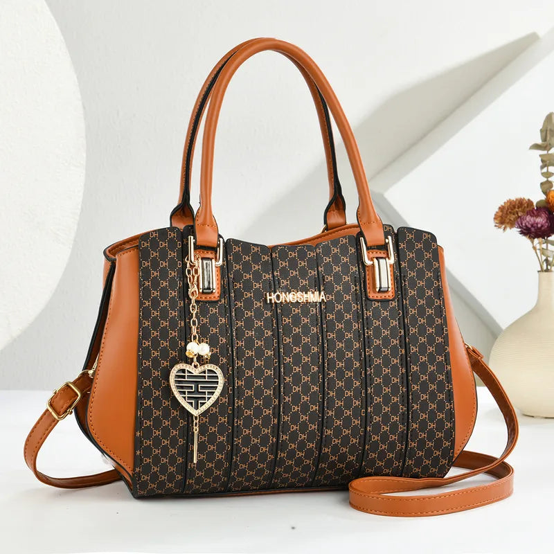Sac à Main Femme Carré | PVC Imprimé Élégant – Style Tendance & Chic