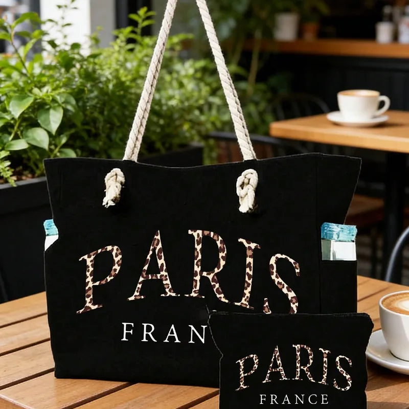 Tote Bag Carré Femme – Poche Latérale & Style Minimaliste