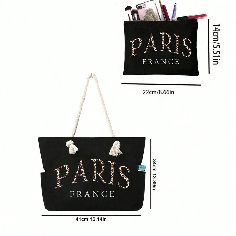 Tote Bag Carré Femme – Poche Latérale & Style Minimaliste