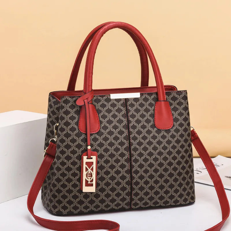 Grand Sac à Épaule Femme Simili Cuir — Mode Tendance Toutes Saisons