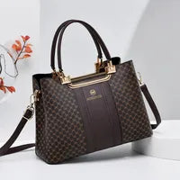 Sac à Main Femme Faux Cuir Style Vintage — Taille Moyenne, Look Rétro Tendance