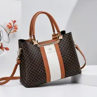 Sac à Main Femme Faux Cuir Style Vintage — Taille Moyenne, Look Rétro Tendance