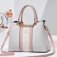 Sac à Main Femme Faux Cuir Style Vintage — Taille Moyenne, Look Rétro Tendance