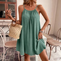 Robe d'Été à Bretelles Femme – Coton Doux Sans Manches | Idéale Voyage