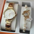 Montre Quartz Femme – Cadran Cœur & Papillon, Bracelet Élégant Style Moderne vendu sans coffret