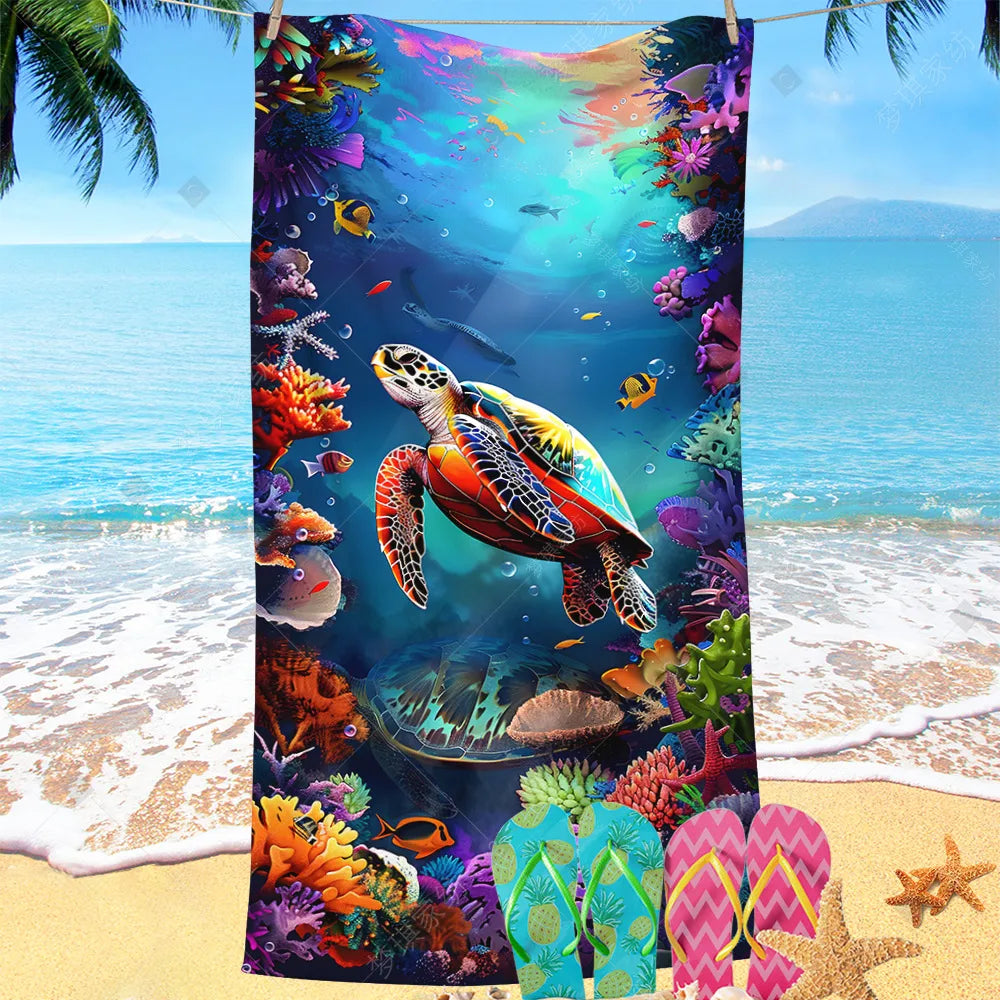 Serviette Douce & Absorbante – Plage & Salle de Bain | Séchage Rapide