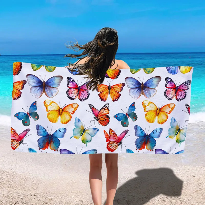 Serviette Douce & Absorbante – Plage & Salle de Bain | Séchage Rapide