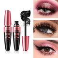 Mascara Teint En Noir Pour Un Regard Intense Et Des Cils Volumineux, Facile À Appliquer Et Longue Tenue