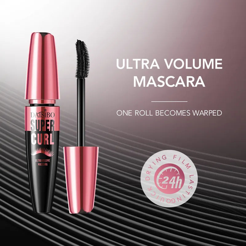 Mascara Teint En Noir Pour Un Regard Intense Et Des Cils Volumineux, Facile À Appliquer Et Longue Tenue
