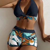 Bikini 2 Pièces Femme — Maillot de Bain Séduisant en Polyester