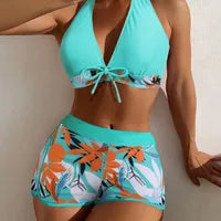 Bikini 2 Pièces Femme — Maillot de Bain Séduisant en Polyester