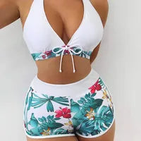Bikini 2 Pièces Femme — Maillot de Bain Séduisant en Polyester