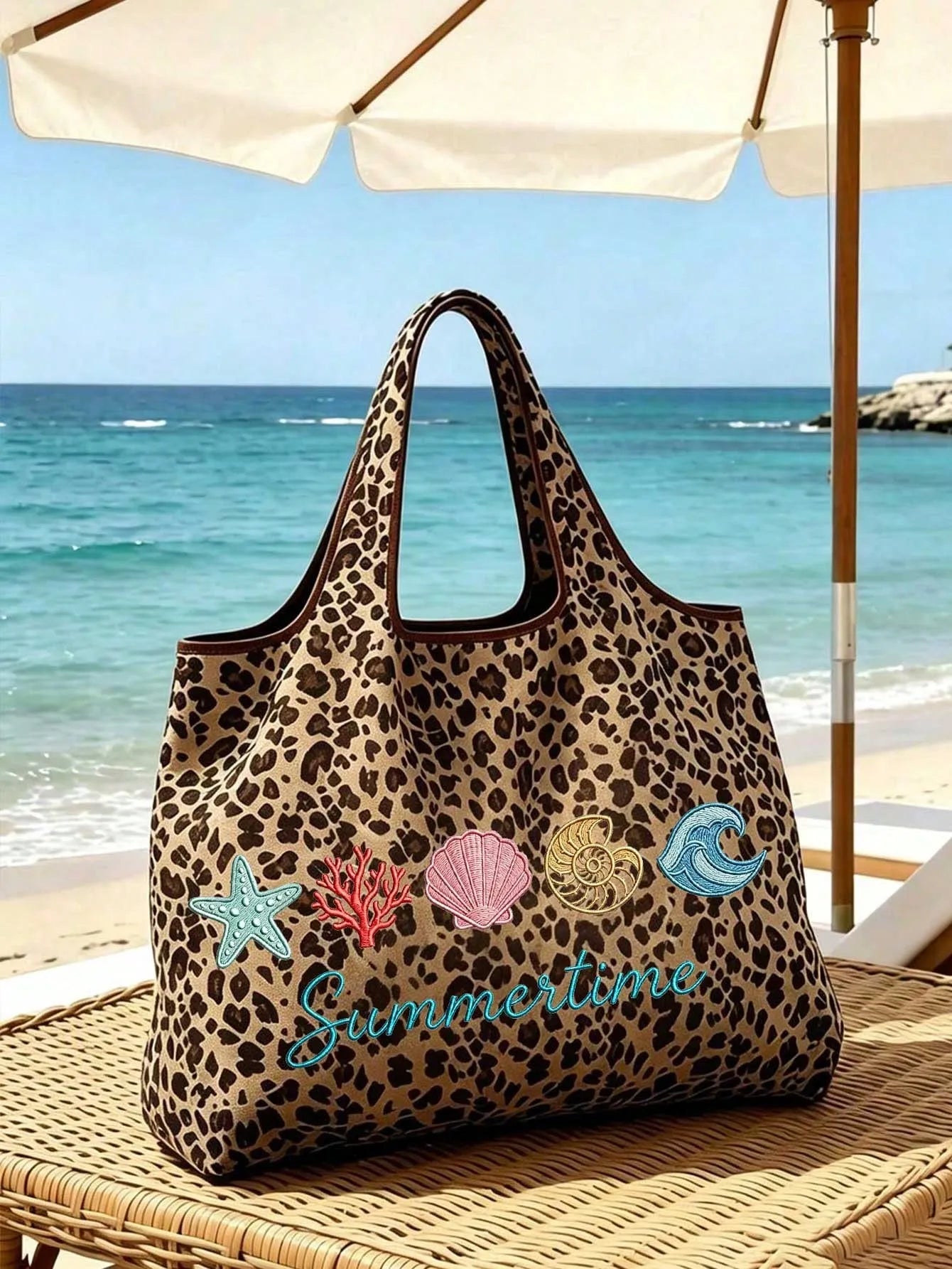 Sac À Main Pour Adultes En Polyester Avec Motif Lettre, Double Bandoulière, Portable Et Adapté Pour Toutes Saisons
