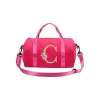 Trousse De Maquillage Pour Femmes En Polyester Avec Motif Lettres, Adaptée Pour Toutes Saisons