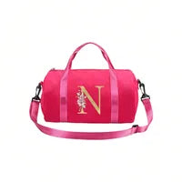 Trousse De Maquillage Pour Femmes En Polyester Avec Motif Lettres, Adaptée Pour Toutes Saisons