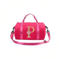 Trousse De Maquillage Pour Femmes En Polyester Avec Motif Lettres, Adaptée Pour Toutes Saisons