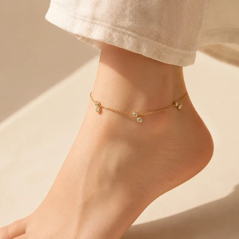 Bracelet Femme En Acier Au Titane Avec Motif Gourde, Revêtement PVD, Incrustation Strass, Résistant À L'eau Et Ne Ternit Pas