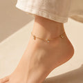 Bracelet Femme En Acier Au Titane Avec Motif Gourde, Revêtement PVD, Incrustation Strass, Résistant À L'eau Et Ne Ternit Pas