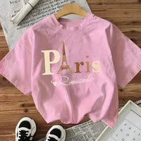 T-shirt Décontracté À Manches Courtes En Coton (plus De 70%) Avec Impression 3D Paris
