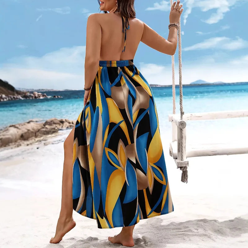 Robe Régulière Pour Femmes À Col Rond Avec Manches Longues, Impression, En Tissu Polyester, Orthodox Cross Necklace