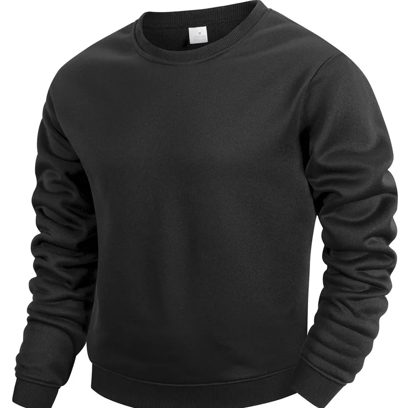 Sweat-shirt Homme En Polyester À Col Rond Et Coupe Pull Pour Le Printemps