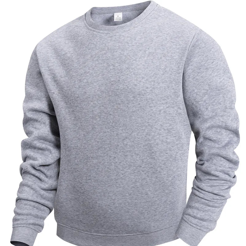 Sweat-shirt Homme En Polyester À Col Rond Et Coupe Pull Pour Le Printemps