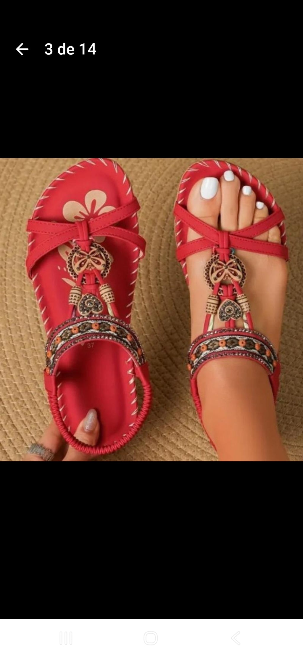 Sandales bohème