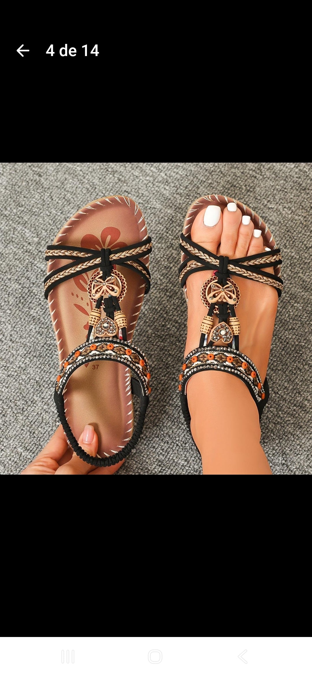 Sandales bohème