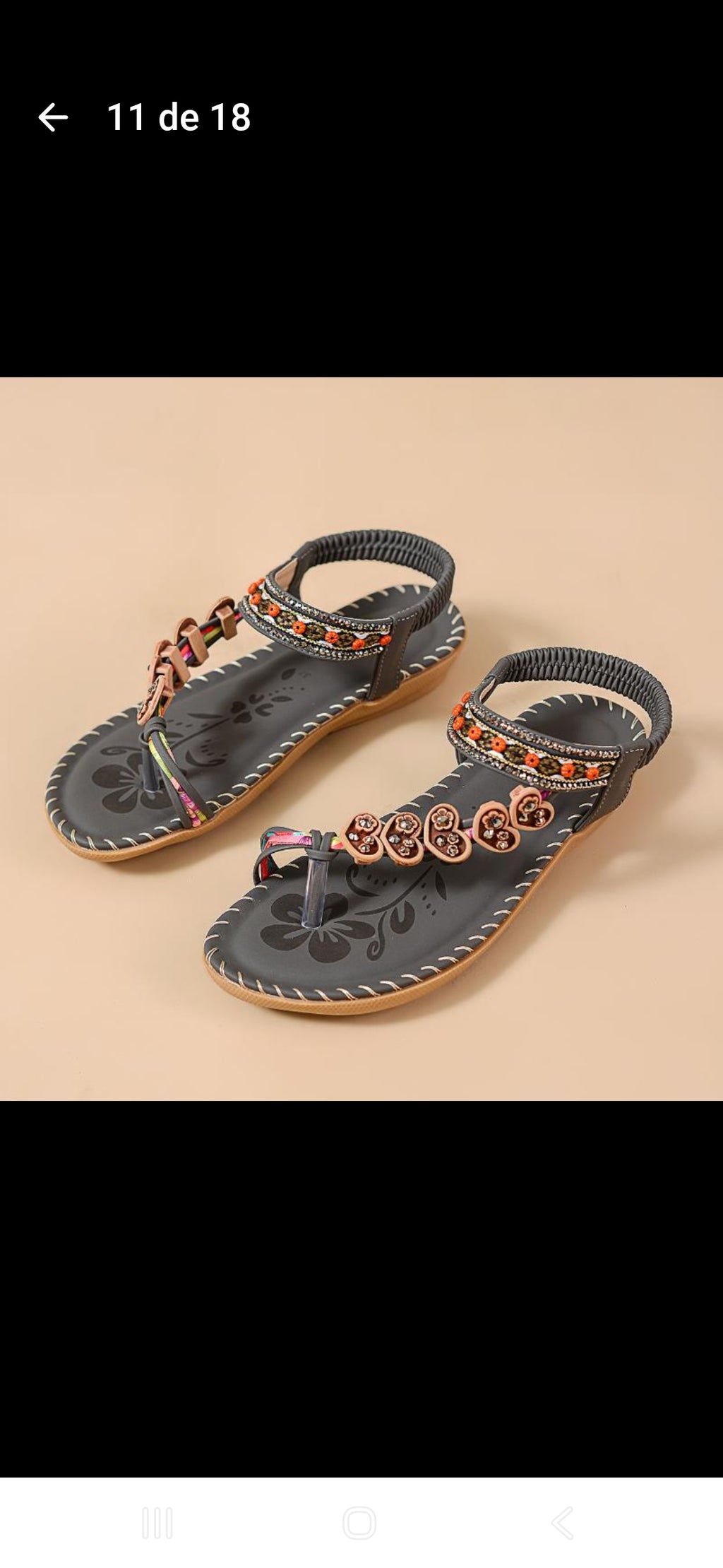 Sandales plates