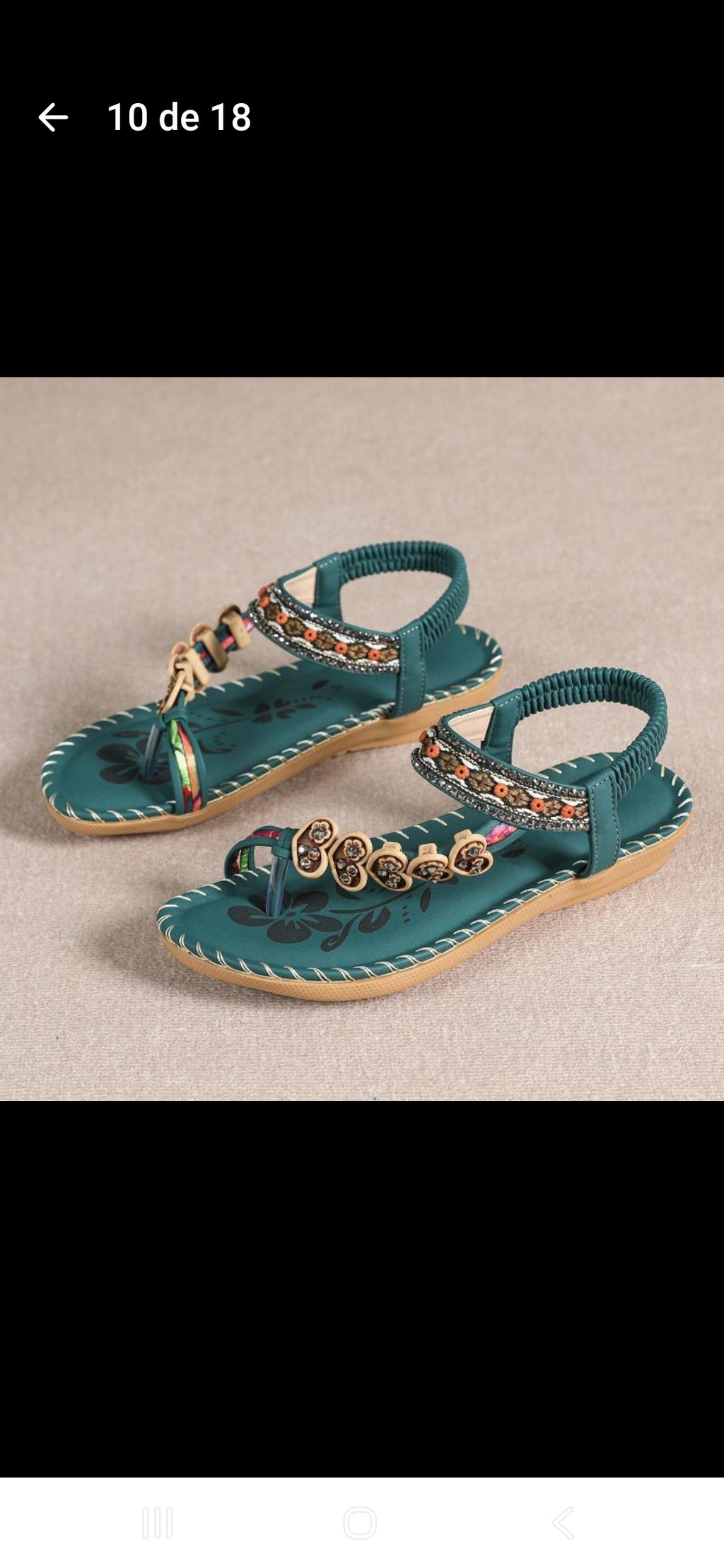 Sandales plates